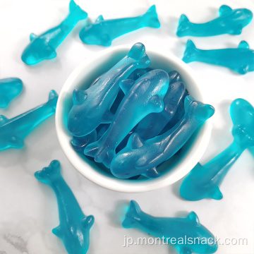 卸売サメのグミスイートブルーベリーフレーバー菓子